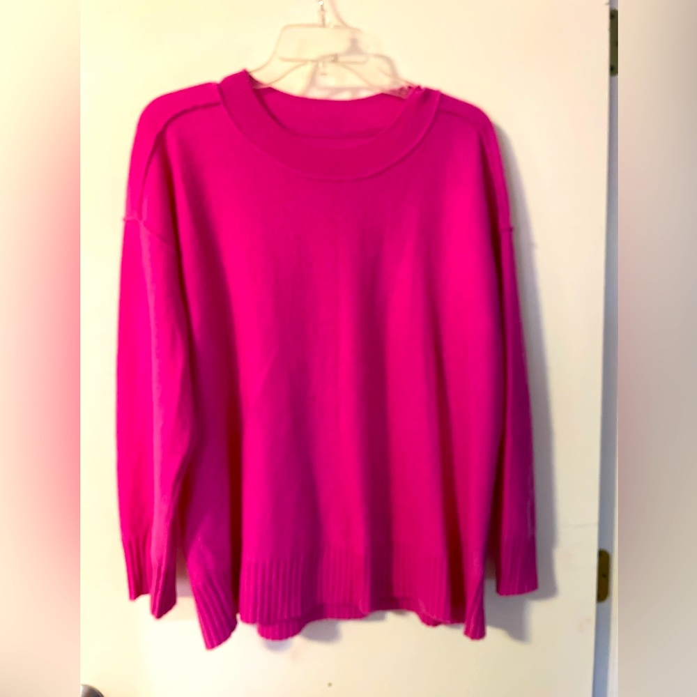 L Pilcro Anthropologie 100% Cashmere sweater.  3 tiny holes. See pictures below.
